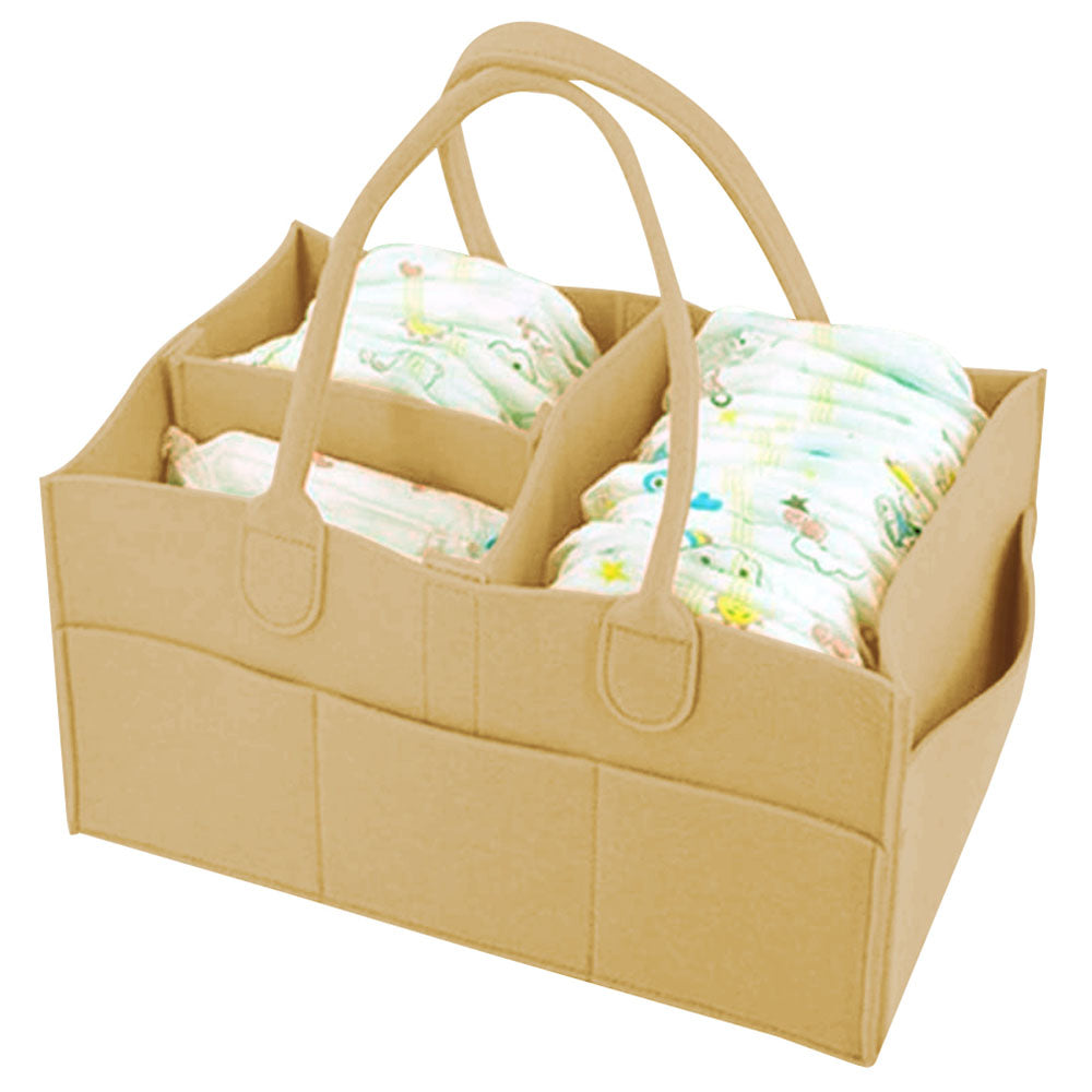 Star Babies Diaper Caddy Organizer - Khaki Star Babies Yallatoys