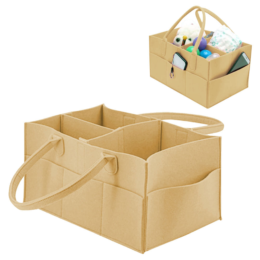 Star Babies Diaper Caddy Organizer - Khaki Star Babies Yallatoys