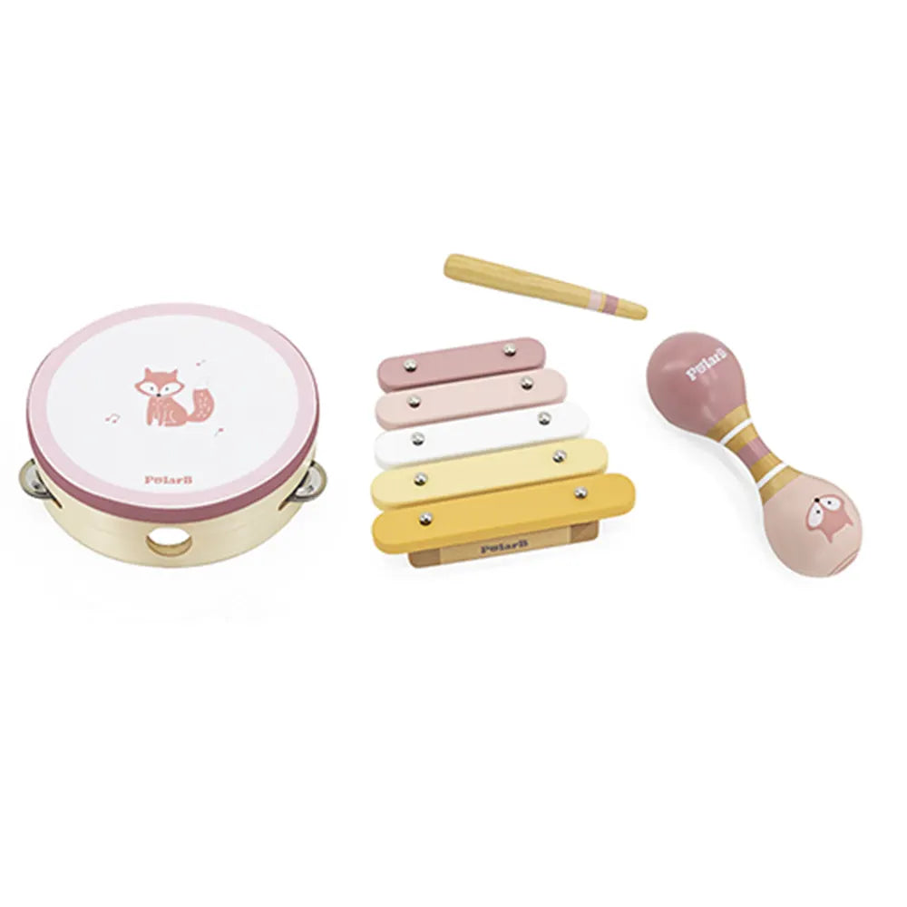 Buy Viga PolarB 3 Musical Instruments Set Fox  | Yallatoys.com