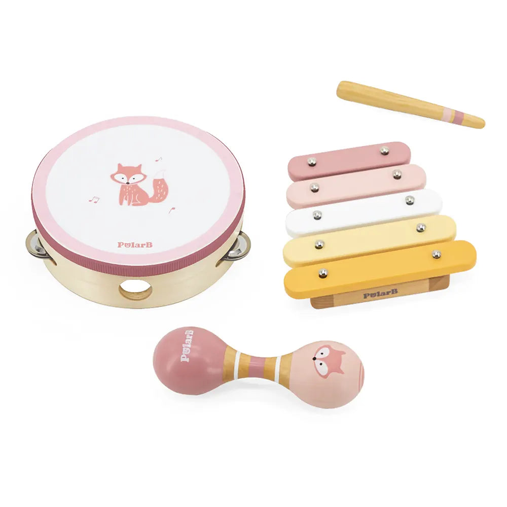 Buy Viga PolarB 3 Musical Instruments Set Fox  | Yallatoys.com