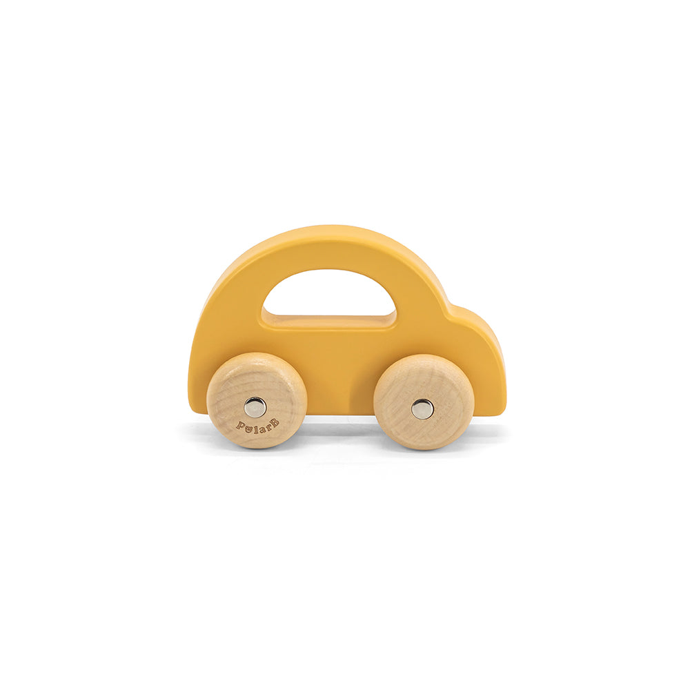 Buy Viga Wooden Car Yellow | Yallatoys.com