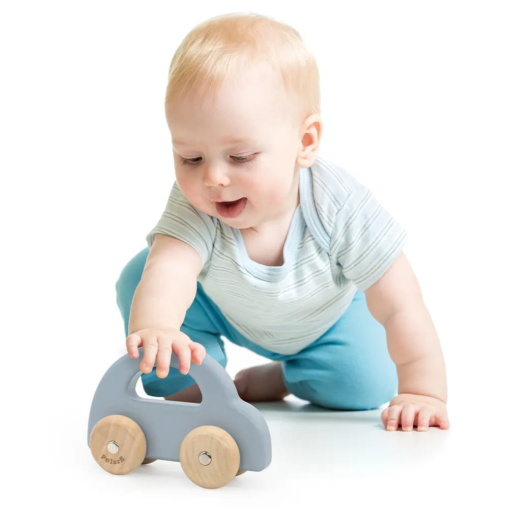 Buy Viga Wooden Car Blue | Yallatoys.com