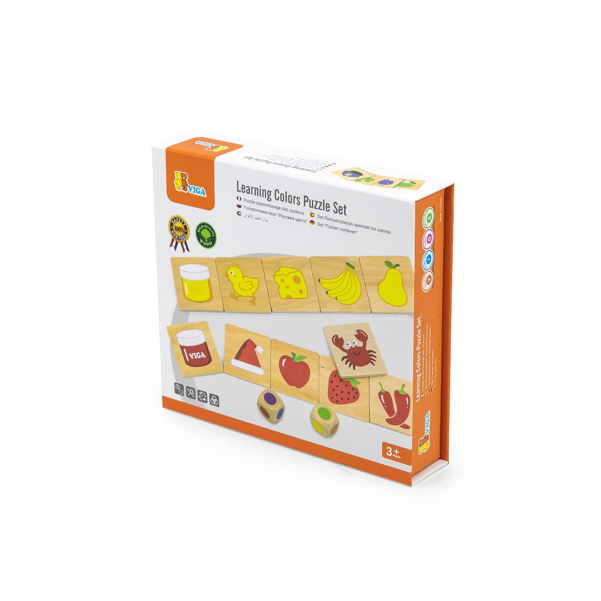 Buy Viga Learning Colours Puzzle Set | Yallatoys.com