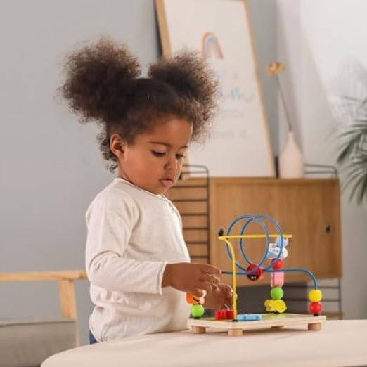 Buy Viga Wooden Farm Wire Beads | Yallatoys.com