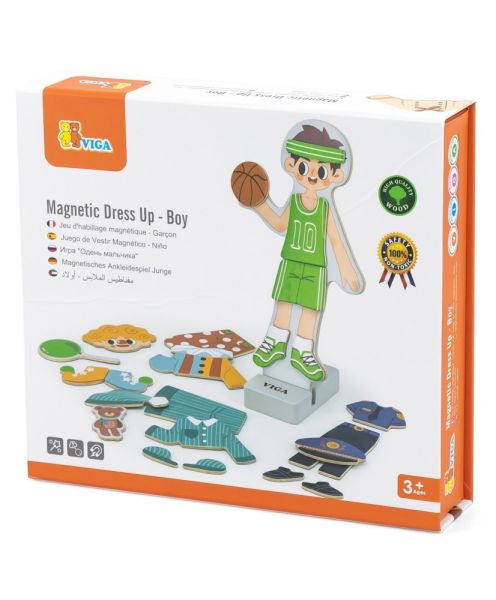 Buy Viga Magnetic Dress Up Toy Boy | Yallatoys.com
