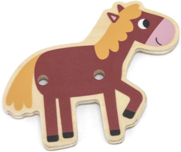 Buy Viga Wooden Farm Lacing Game Set | Yallatoys.com