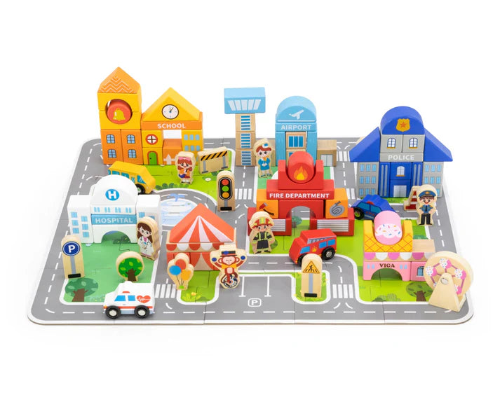 Buy Viga City Building Blocks 100 Pcs | Yallatoys.com