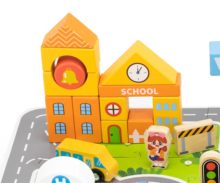 Buy Viga City Building Blocks 100 Pcs | Yallatoys.com