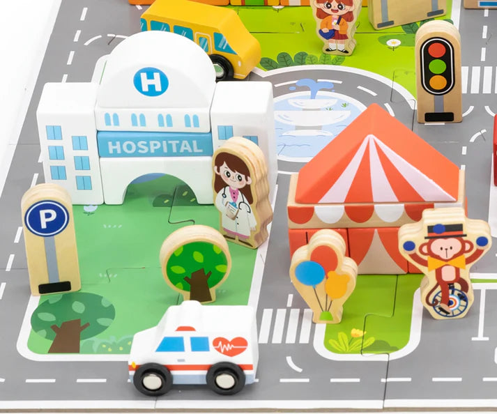 Buy Viga City Building Blocks 100 Pcs | Yallatoys.com