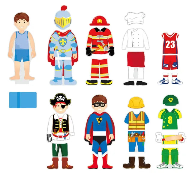 Buy Viga Magnetic Dress Up Boy | Yallatoys.com