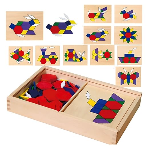 Buy Viga Pattern Board And  Block | Yallatoys.com