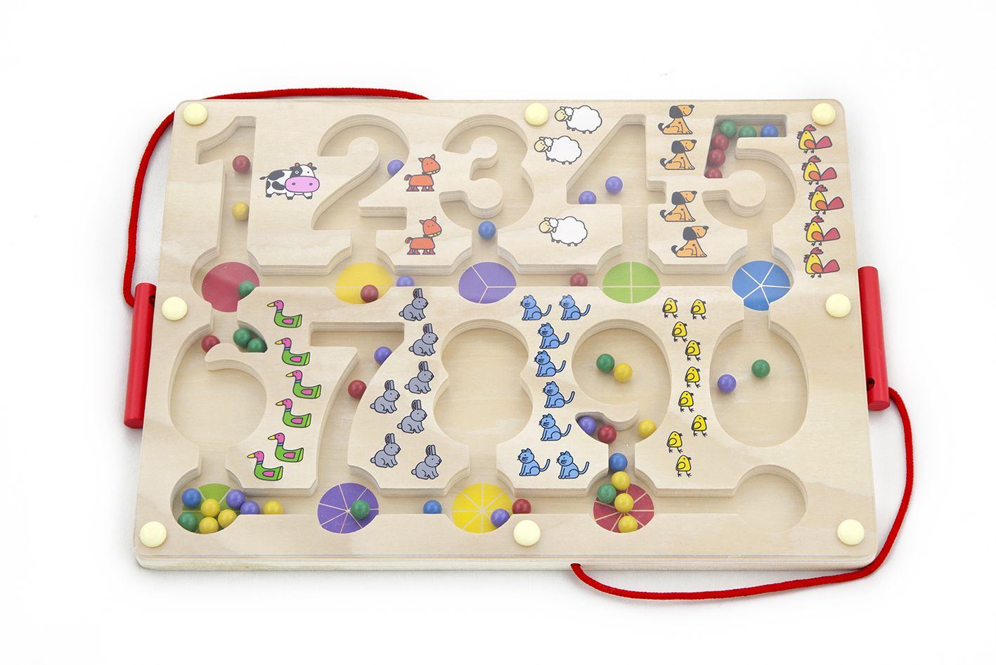 Buy Viga Magnetic Bead Trace Number Board | Yallatoys.com