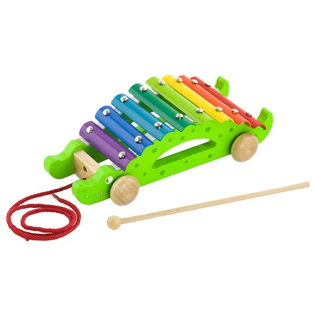 Buy Viga Pull Along Xylophone Croc | Yallatoys.com