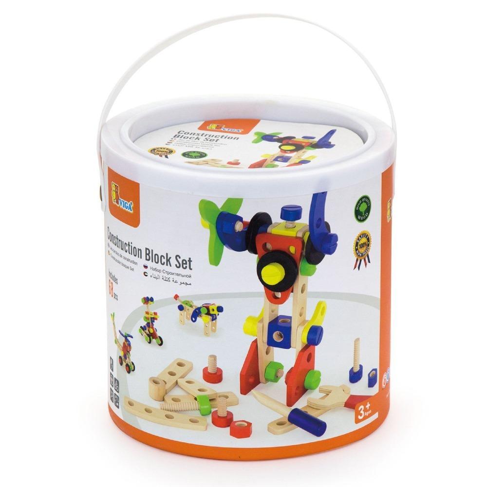 Buy Viga Constrcution Block Set 68pcs | Yallatoys.com