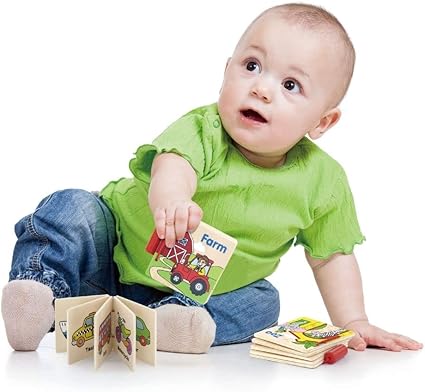 Buy Viga Wooden Books Set of 3 First Books | Yallatoys.com