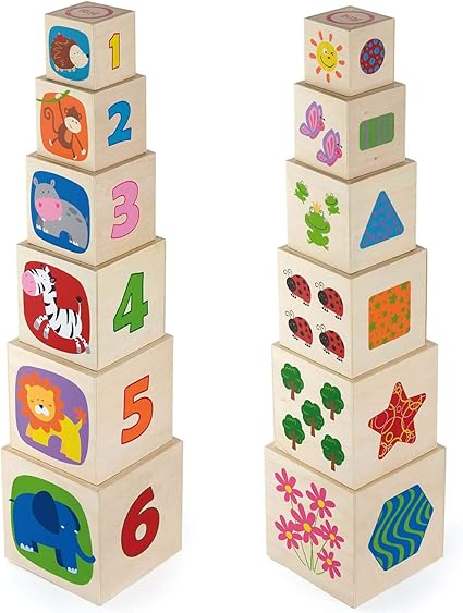 Buy Viga Nesting  Stacking Blocks | Yallatoys.com