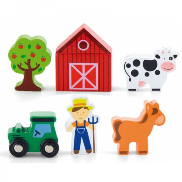 Buy Viga Train Set Accessory Farm | Yallatoys.com