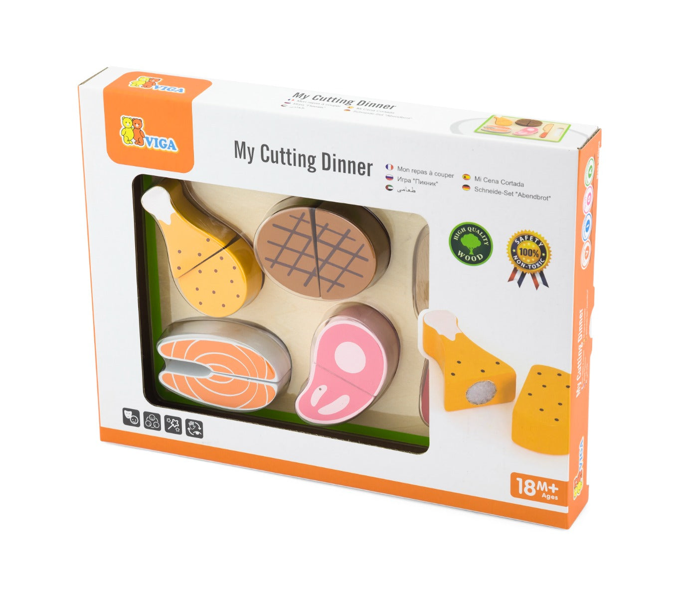 Buy Viga My Cutting Dinner Food Toy | Yallatoys.com