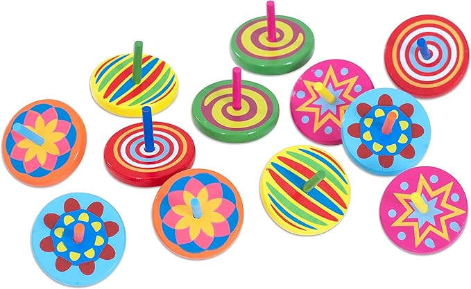 Buy Viga Spinning Top 12 Pieces Set | Yallatoys.com