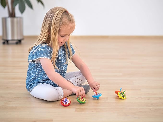 Buy Viga Spinning Top 12 Pieces Set | Yallatoys.com