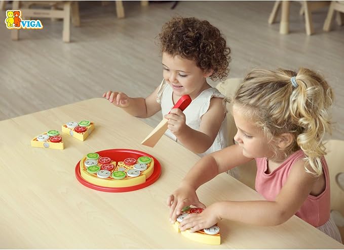 Buy Viga Vegetarian Chopping Pizza | Yallatoys.com