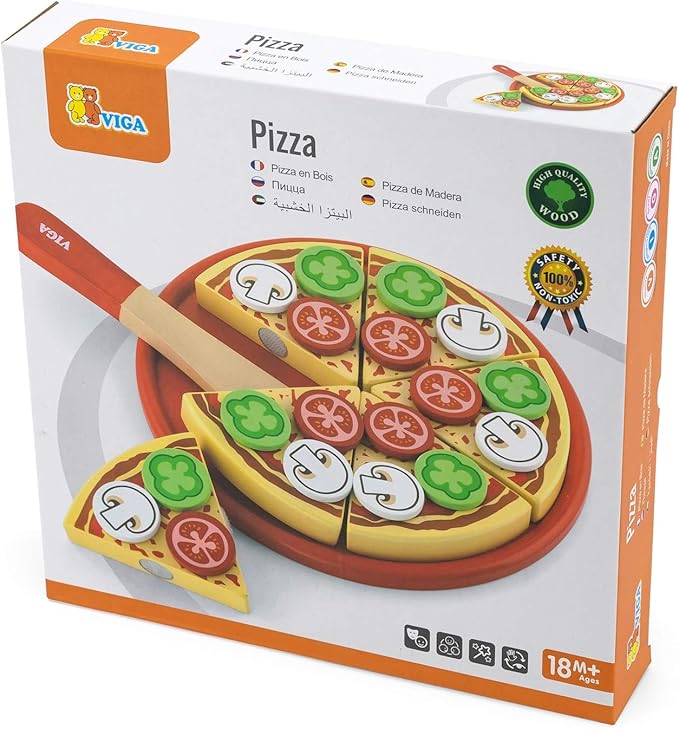 Buy Viga Vegetarian Chopping Pizza | Yallatoys.com