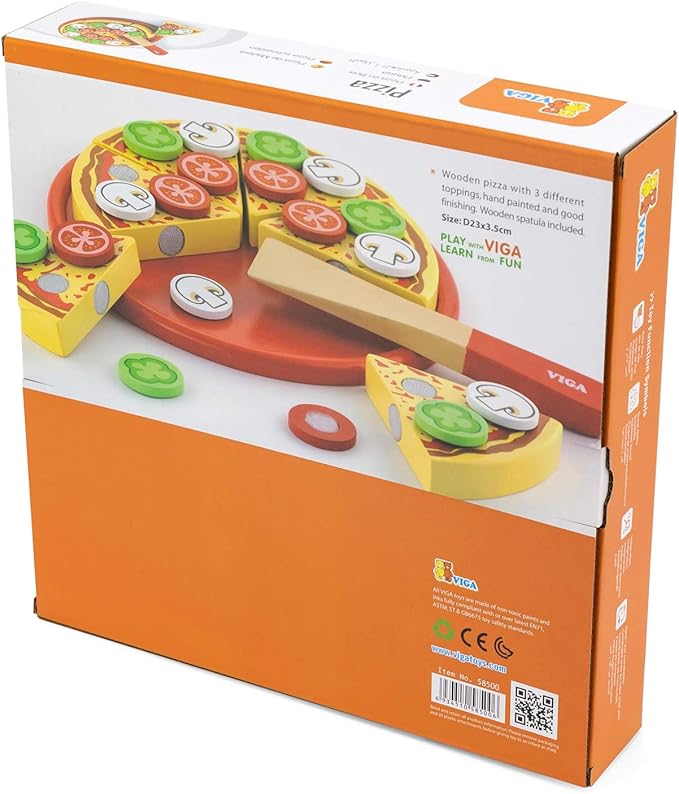 Buy Viga Vegetarian Chopping Pizza | Yallatoys.com