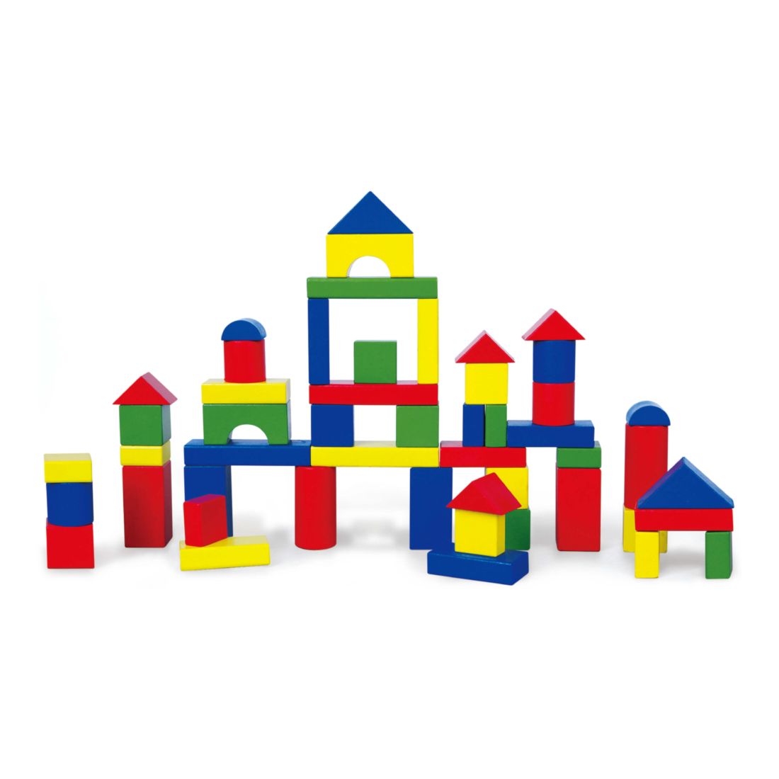 Buy Viga Wooden Blocks 50 Pieces Set | Yallatoys.com