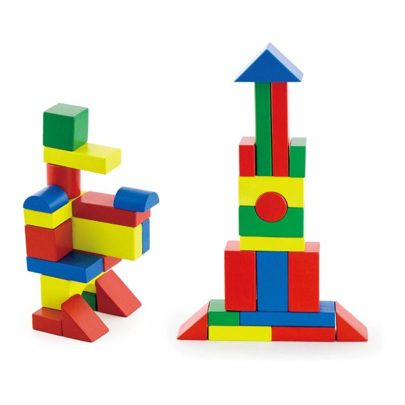 Buy Viga Wooden Blocks 50 Pieces Set | Yallatoys.com