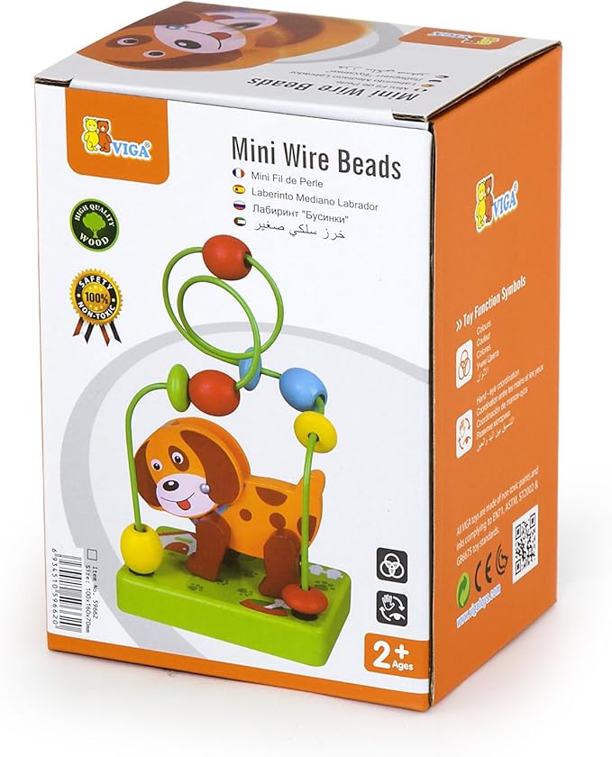Buy Viga Mini Wire Beads Dog | Yallatoys.com