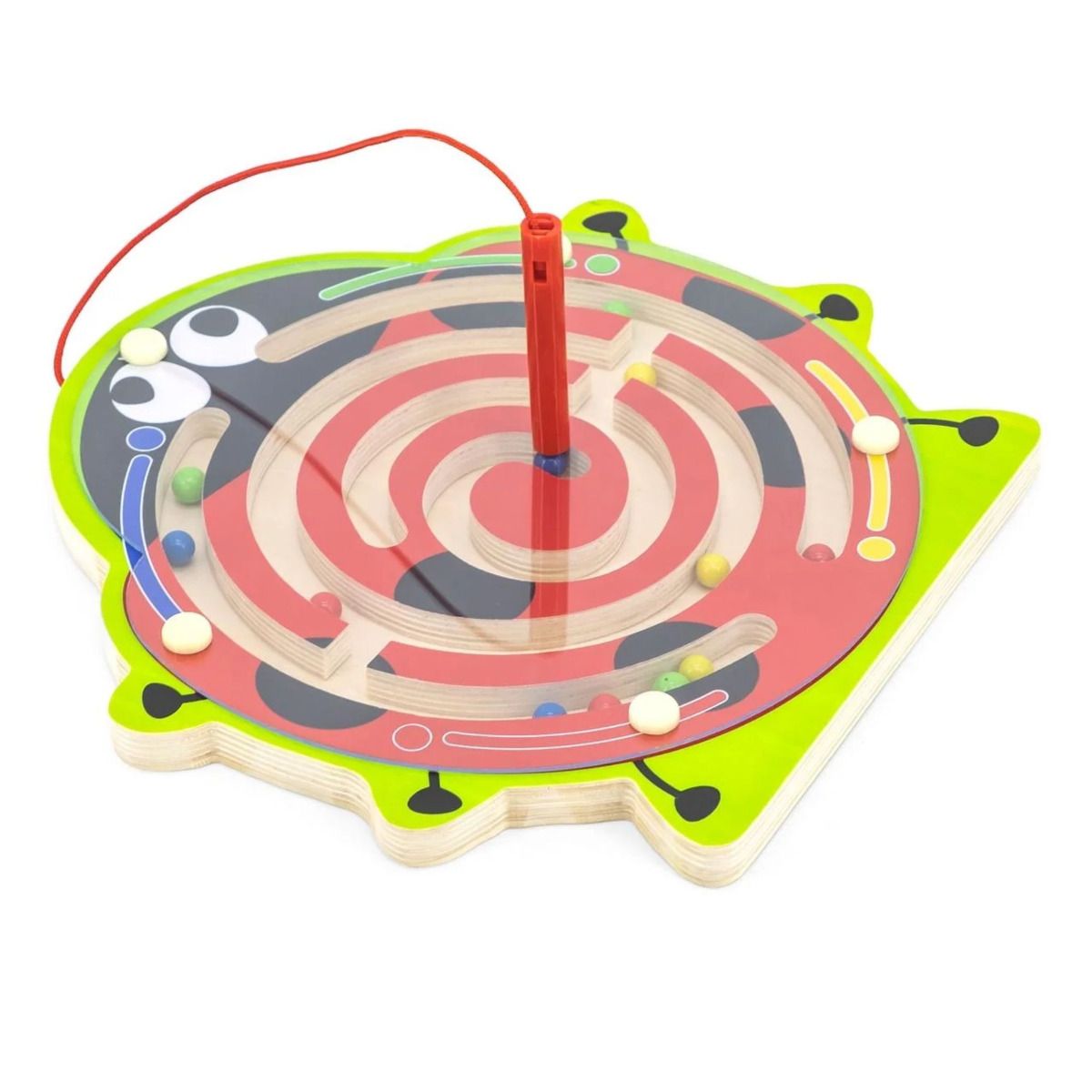 Buy Viga Magnetic Bead Trace Ladybird | Yallatoys.com