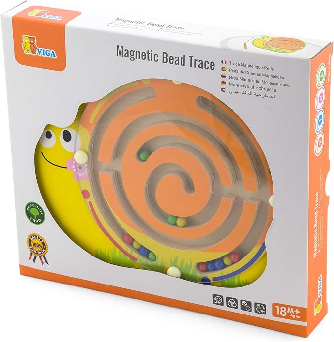 Buy Viga Magnetic Bead Trace Snail | Yallatoys.com