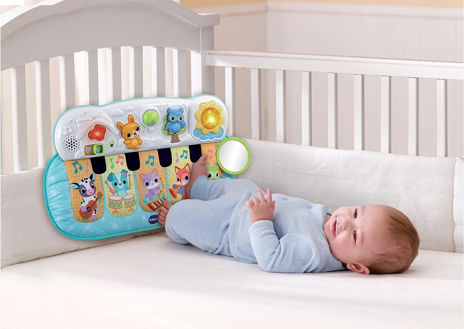 Buy VTech Lil Critters Play & Dream Musical Piano Activity Gym | Yallatoys.com