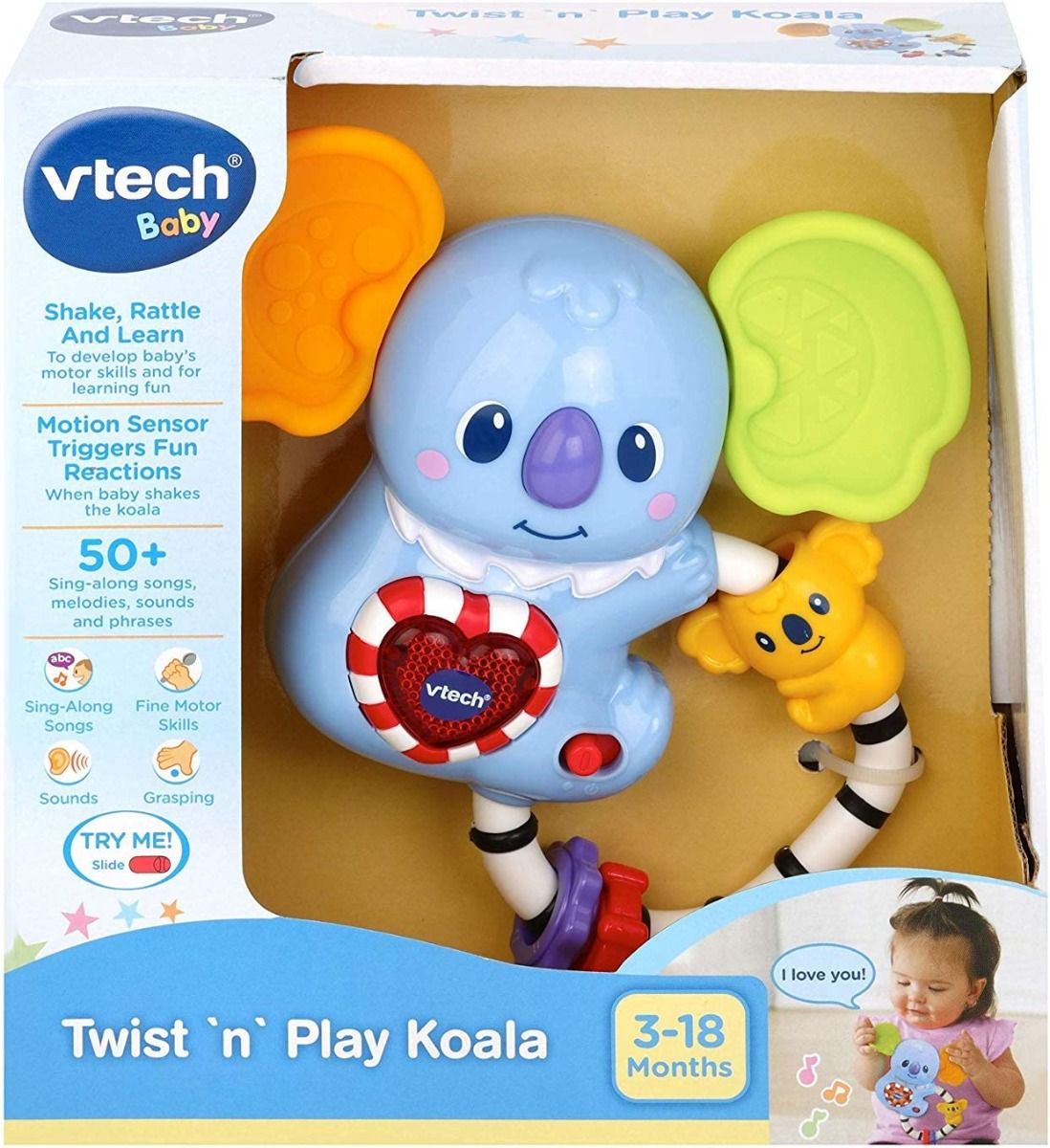 Buy VTech Twist N Play Koala Rattle | Yallatoys.com