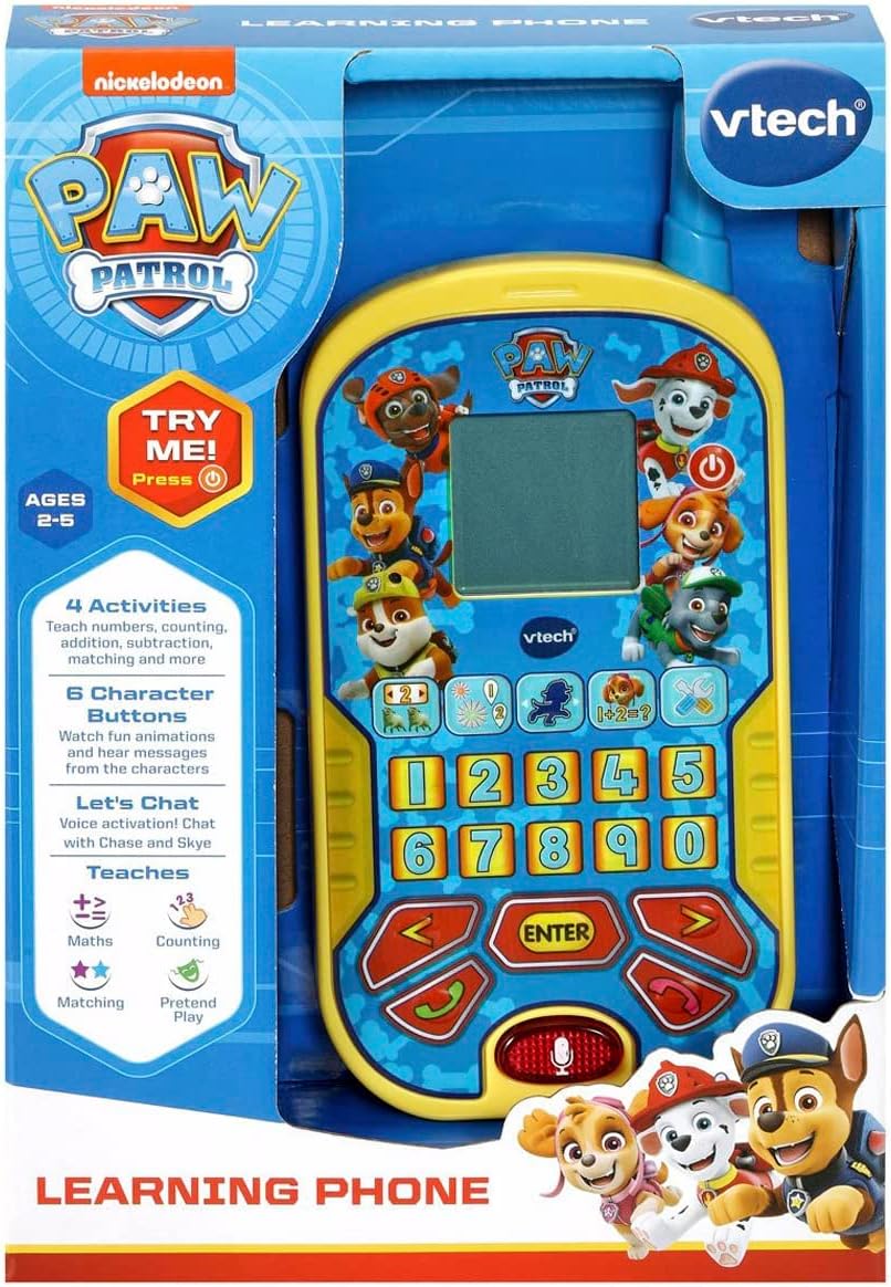 Buy VTech Paw Patrol Learning Phone Blue | Yallatoys.com