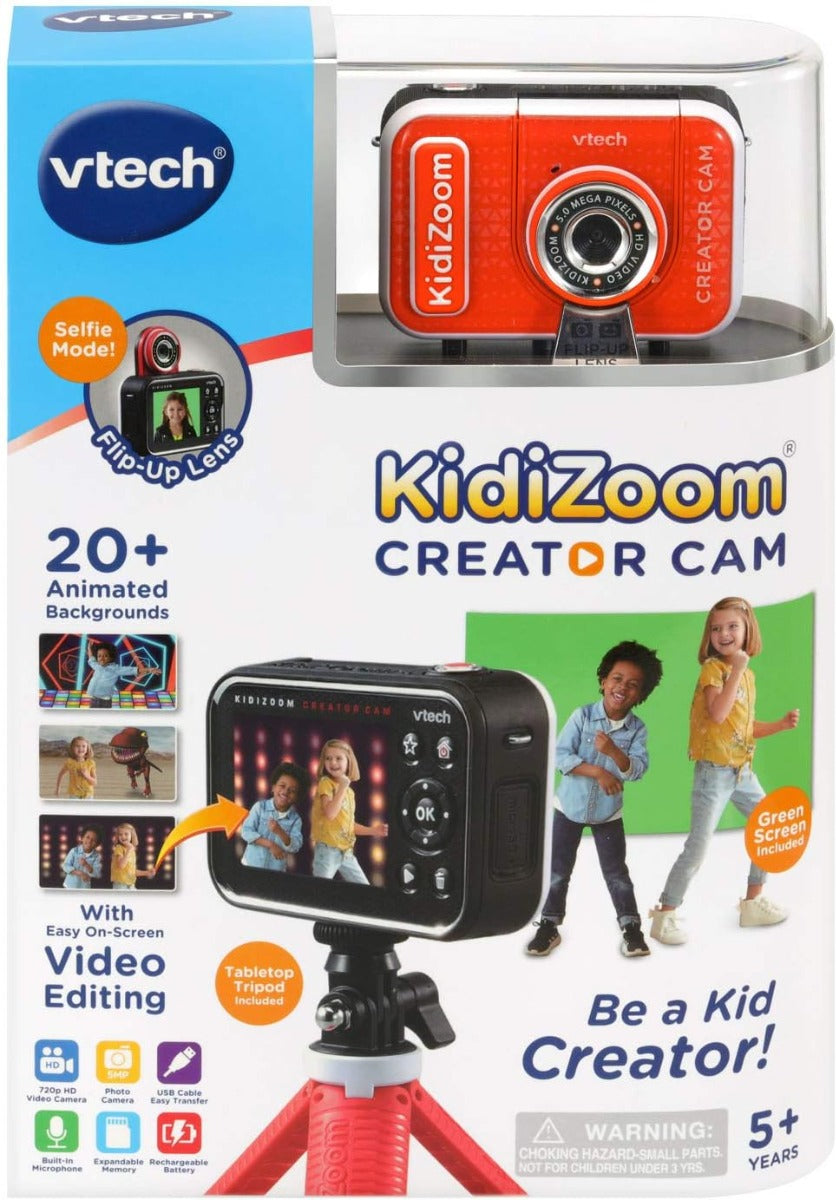 Buy VTech KidiZoom Creator Vlogger Cam Kids Red | Yallatoys.com