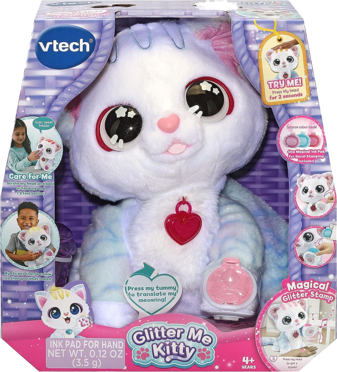 Buy VTech Glitter Me Kitty Soft Plush Toys | Yallatoys.com