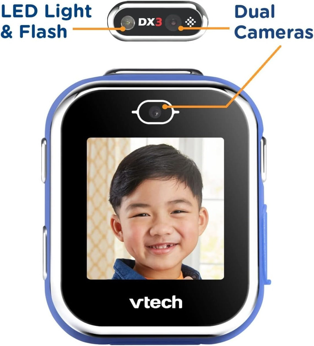Buy VTech KidiZoom Smartwatch DX3 Blue | Yallatoys.com