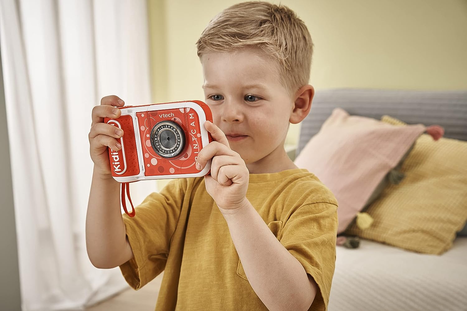 Buy VTech KidiZoom PrintCam Digital Camera for Children with Built In Printer Red | Yallatoys.com