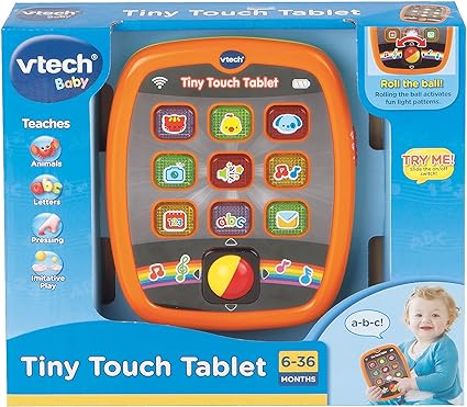 Buy VTech Baby Tiny Touch Tablet Orange | Yallatoys.com