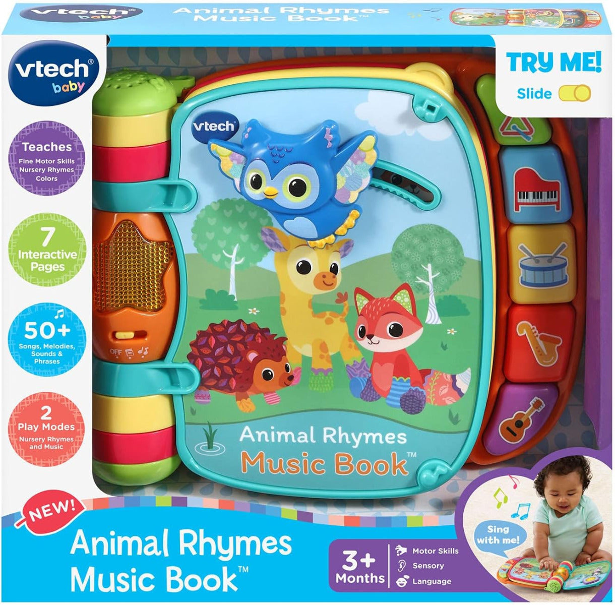 Buy VTech Animal Rhymes Music Book | Yallatoys.com