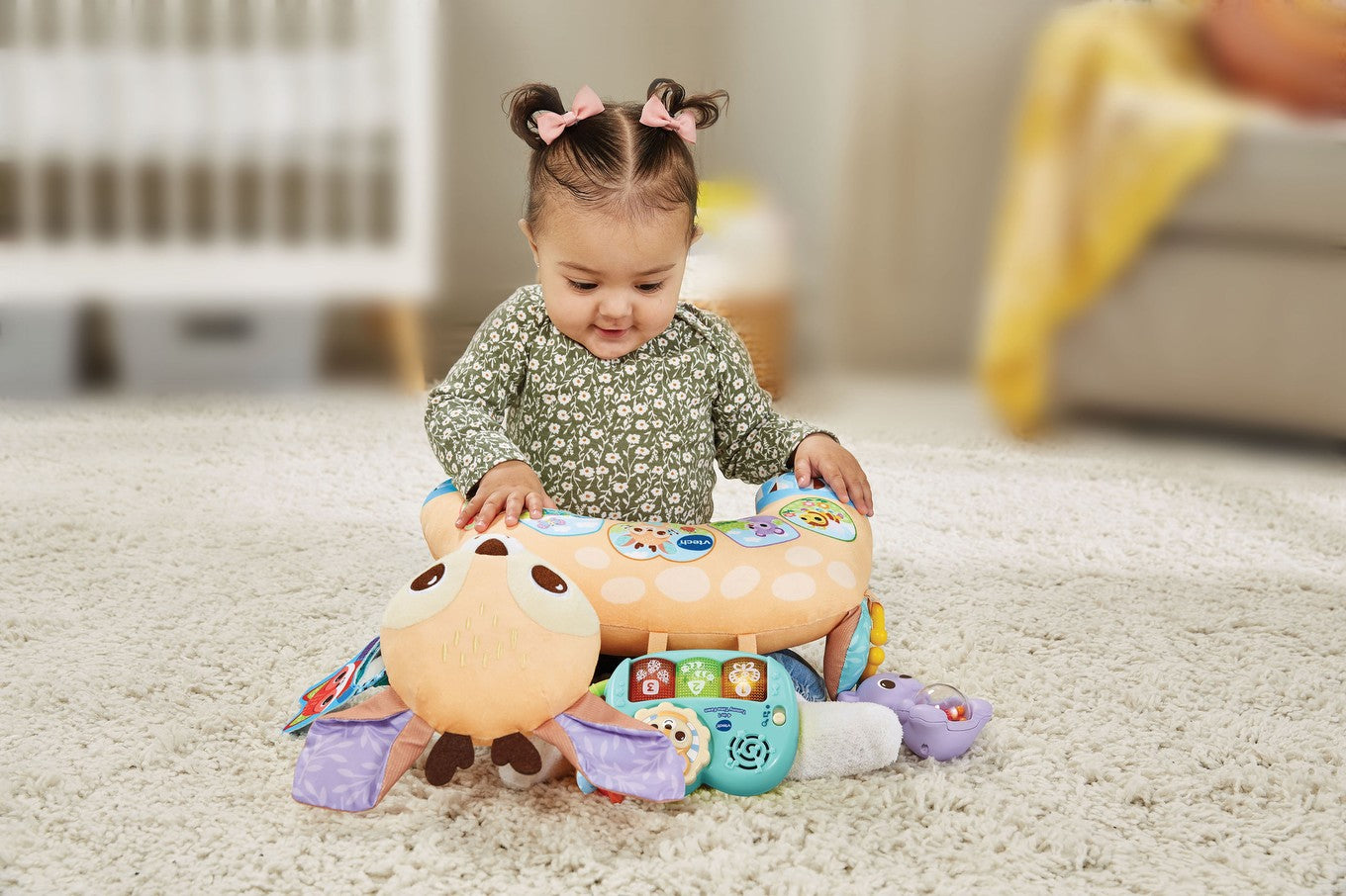 Buy VTech 4 in 1 Tummy Time Fawn Toy | Yallatoys.com