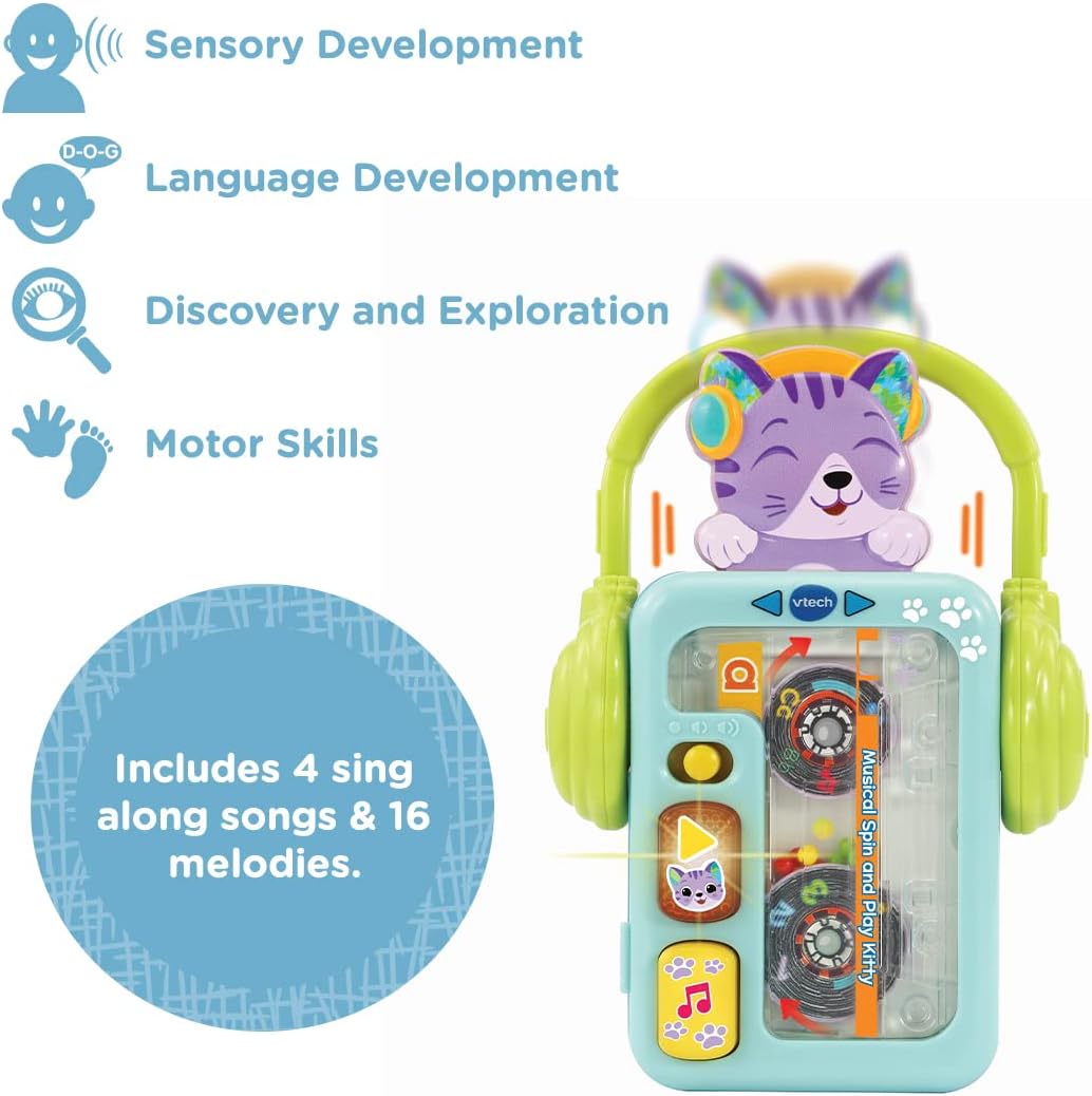 Buy VTech Baby Musical Spin and Play Kitty | Yallatoys.com