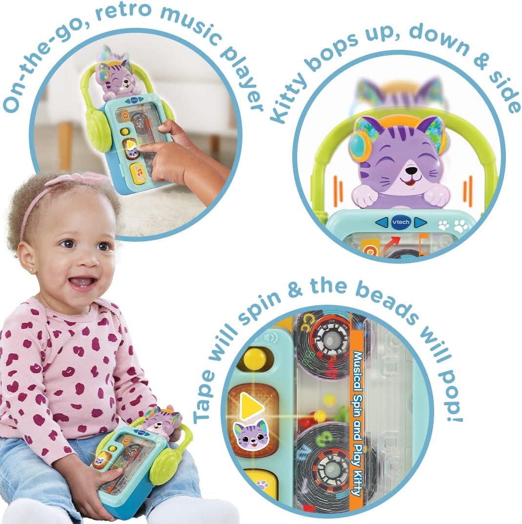 Buy VTech Baby Musical Spin and Play Kitty | Yallatoys.com