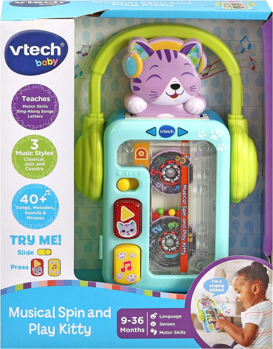 Buy VTech Baby Musical Spin and Play Kitty | Yallatoys.com