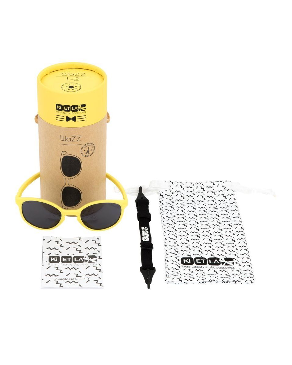 Buy Ki Et La Wazz Sunglasses Yellow 1-2 years | Yallatoys.com
