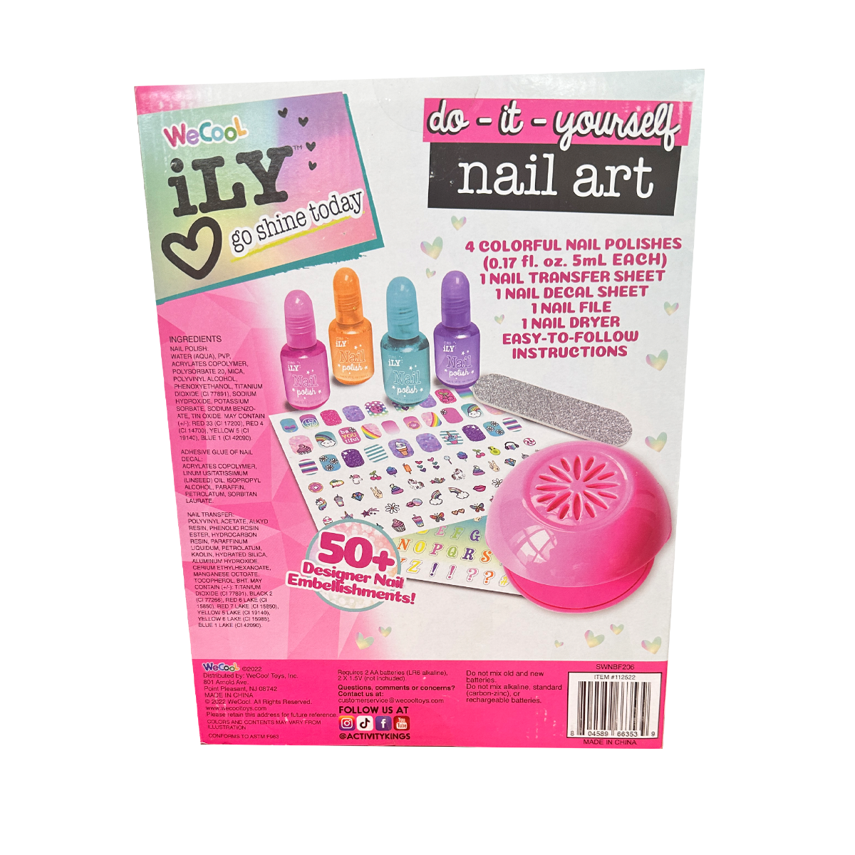 Buy We cool Diy Nail Art With Nail Dryer | Yallatoys.com