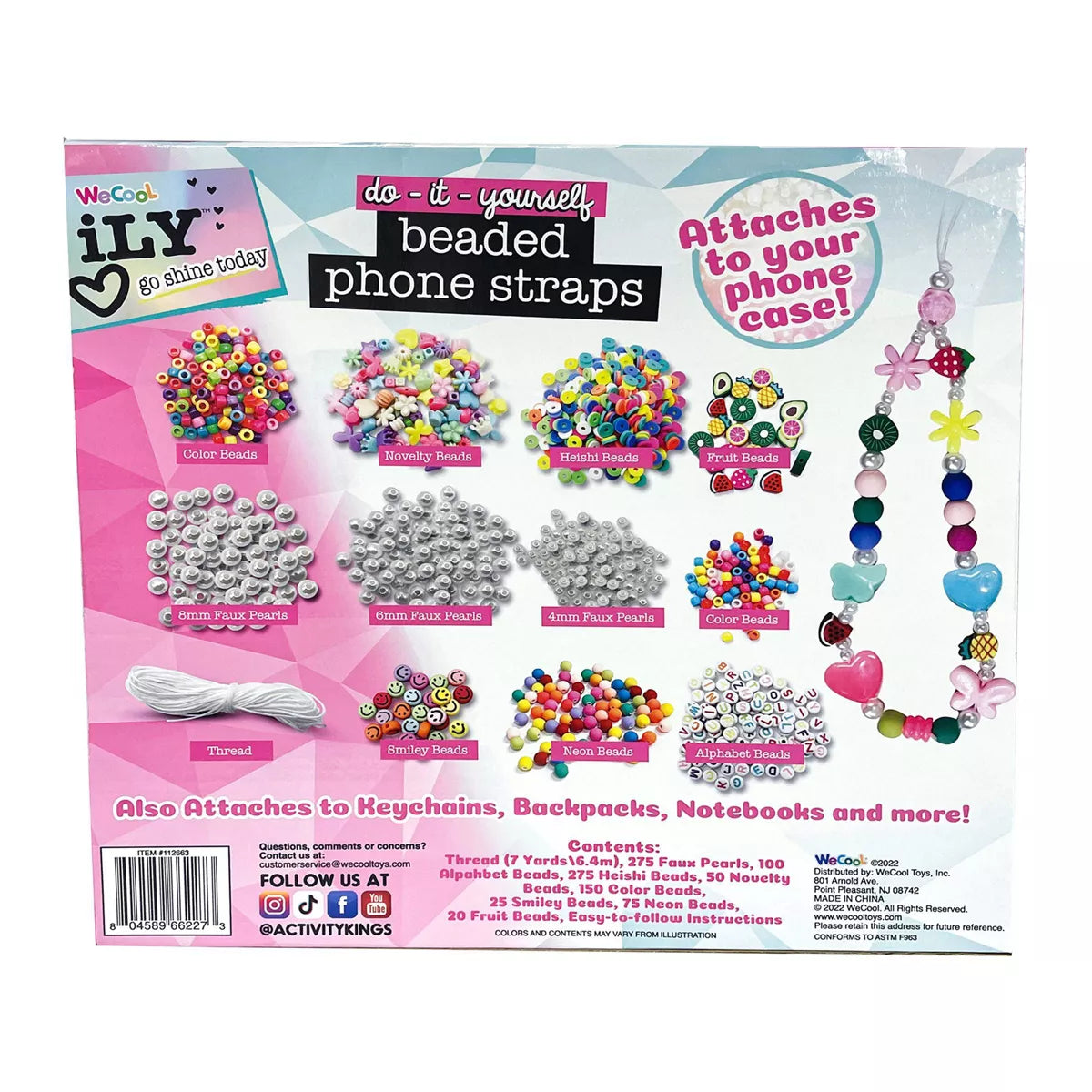 Buy Wecool Diy Beaded Phone Straps | Yallatoys.com