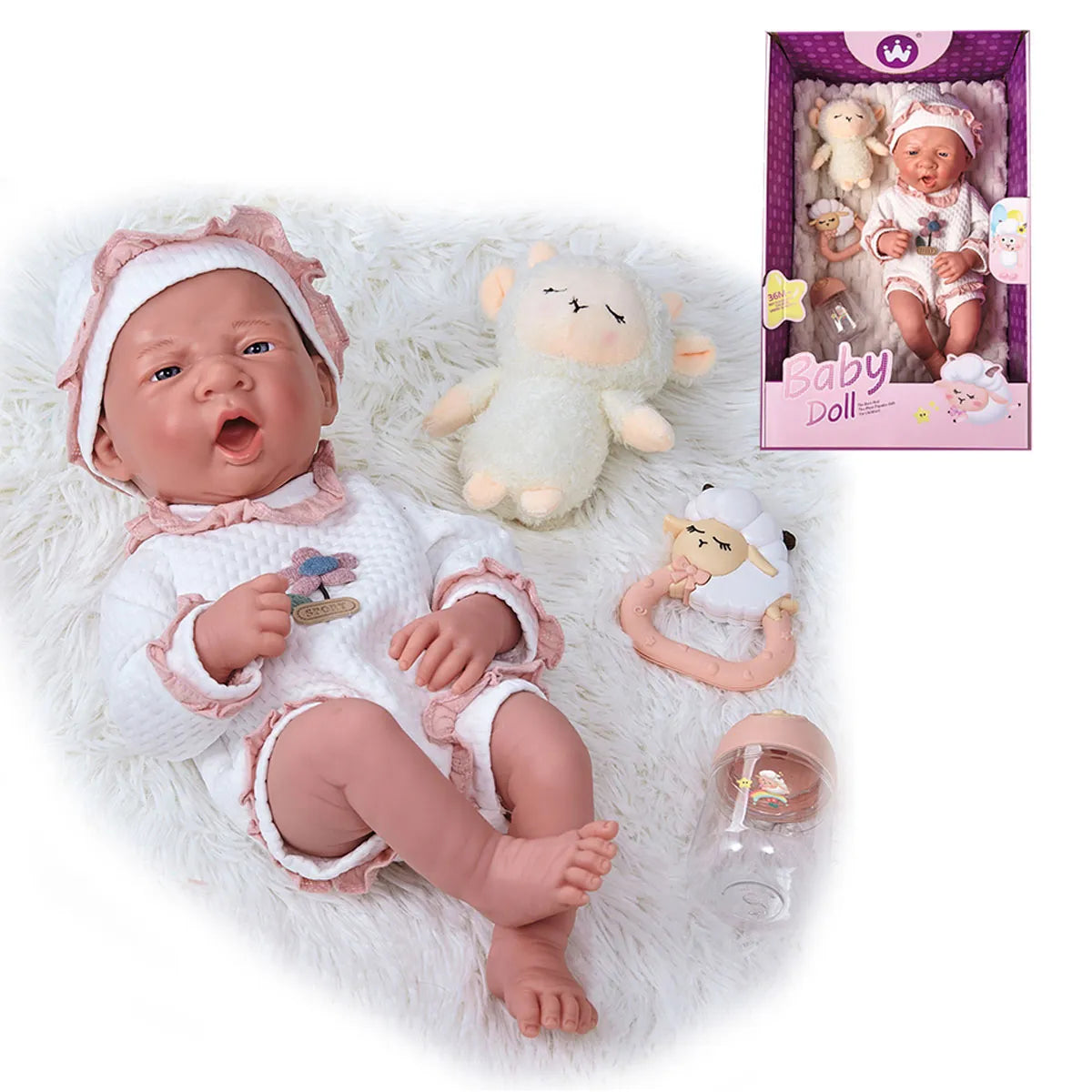 Buy Wandalong Baby Doll With Play Accessories 14Inch | Yallatoys.com