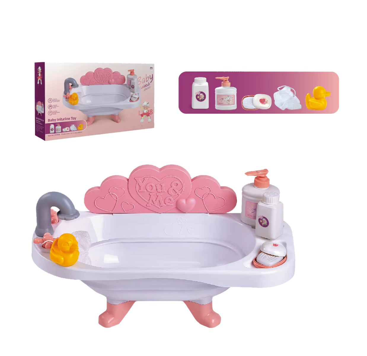 Buy Wanderlong Baby Bathtub with Accessories | Yallatoys.com